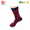 MSP-505 Wholesale mature high quality colorful striped bamboo socks for men Knitted Antibacterial Health Men Socks